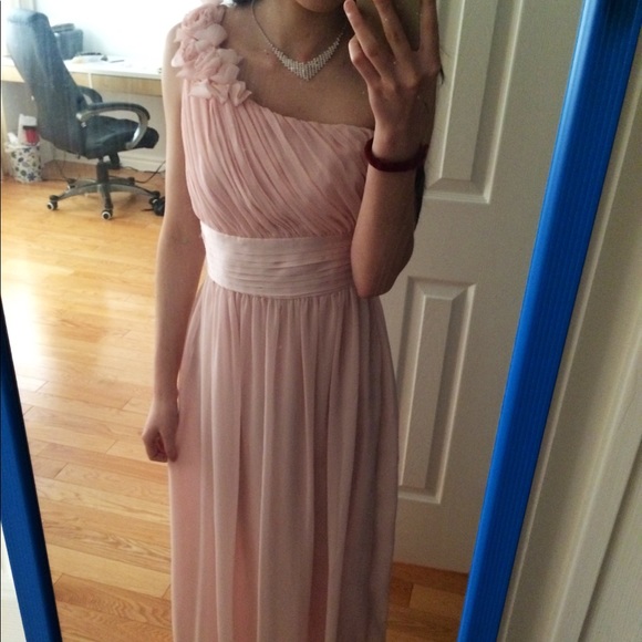 Pink one shoulder Dress - Picture 2 of 2
